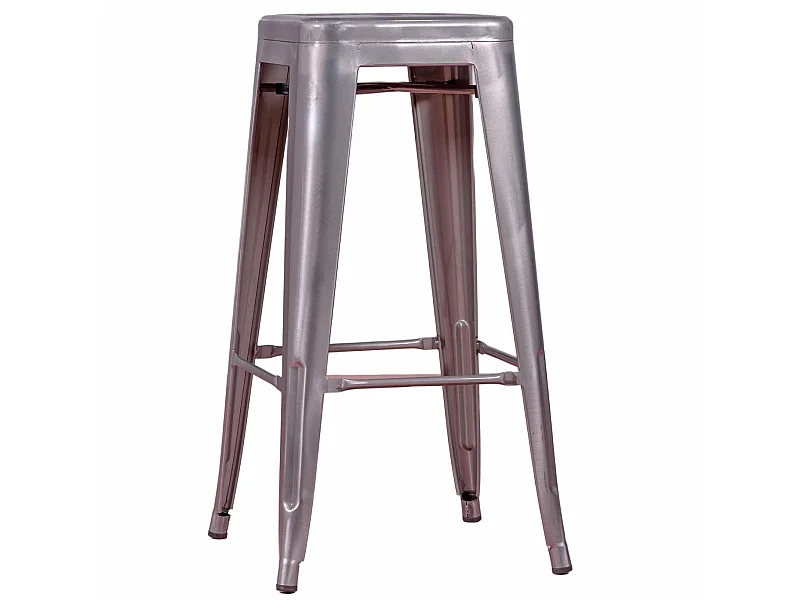Tabouret empilable en acier métal (68cm) - Bistro - Métal