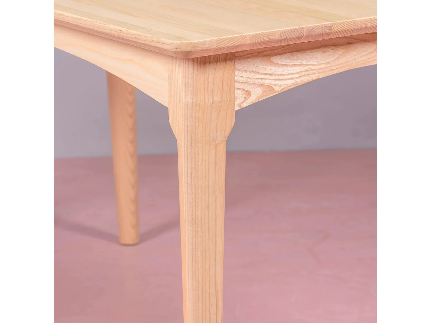 Mesa de comedor rectangular en madera de fresno - Liam - Fresno Natural