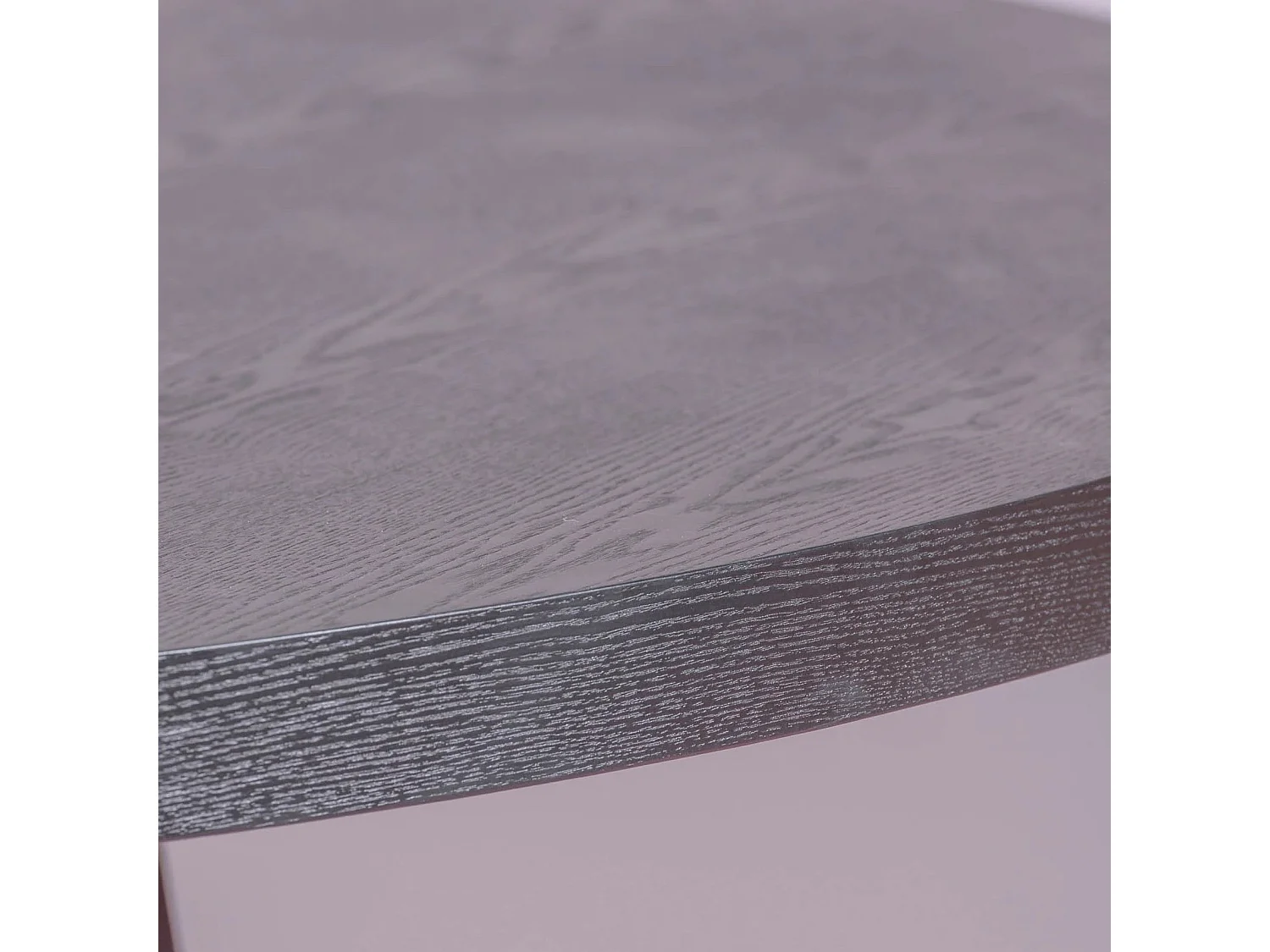 Ronde eettafel in naturel essen (150cm) - Soho - Zwart