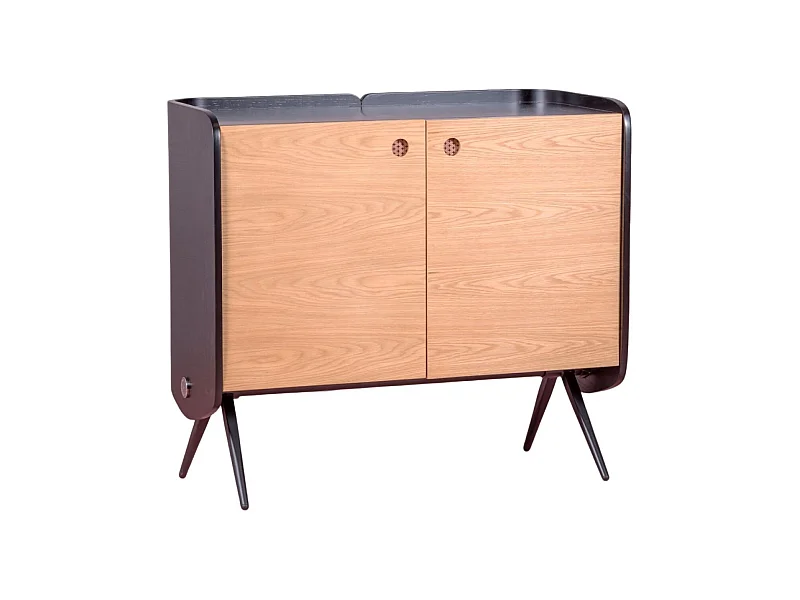 Armário console em madeira maciça de carvalho - Madison - Roble Americano