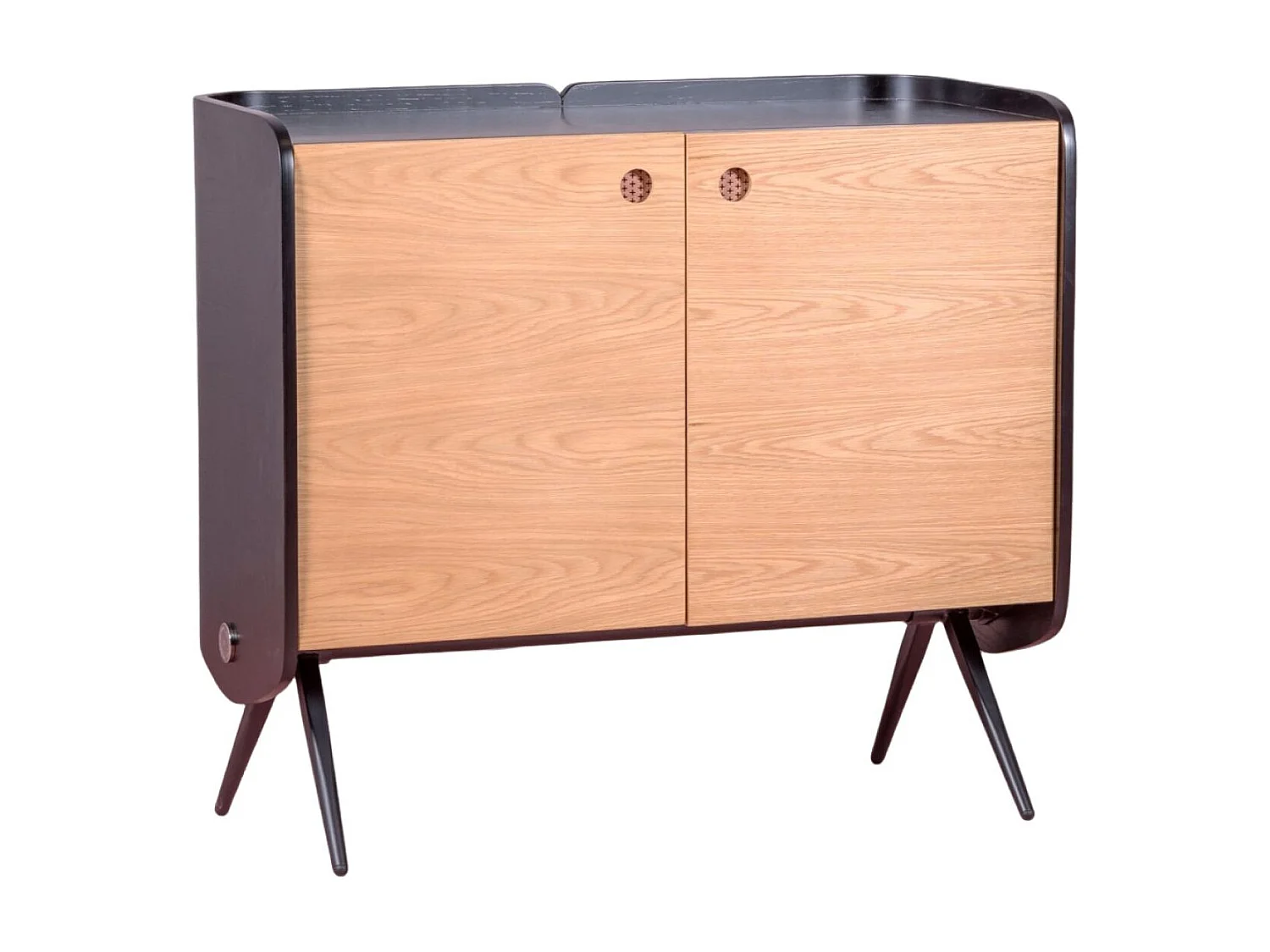 Konsolenschrank aus massivem Eichenholz - Madison - Roble Americano