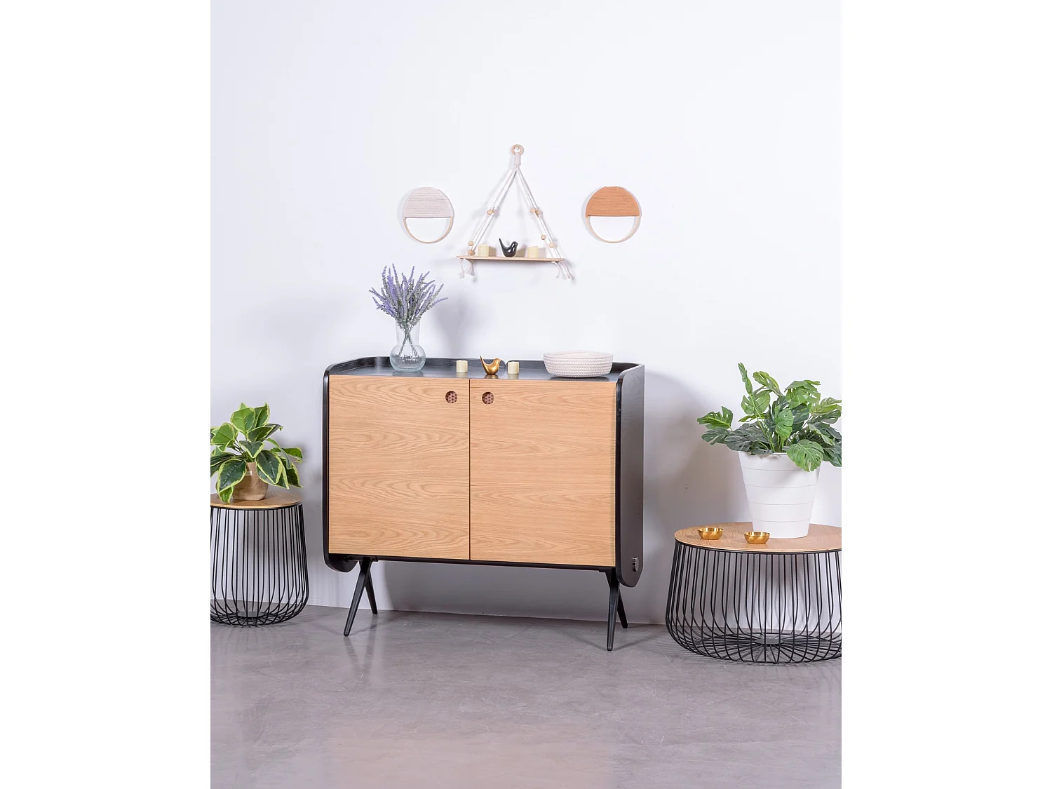 Consolekast van massief eikenhout - Madison - Roble Americano