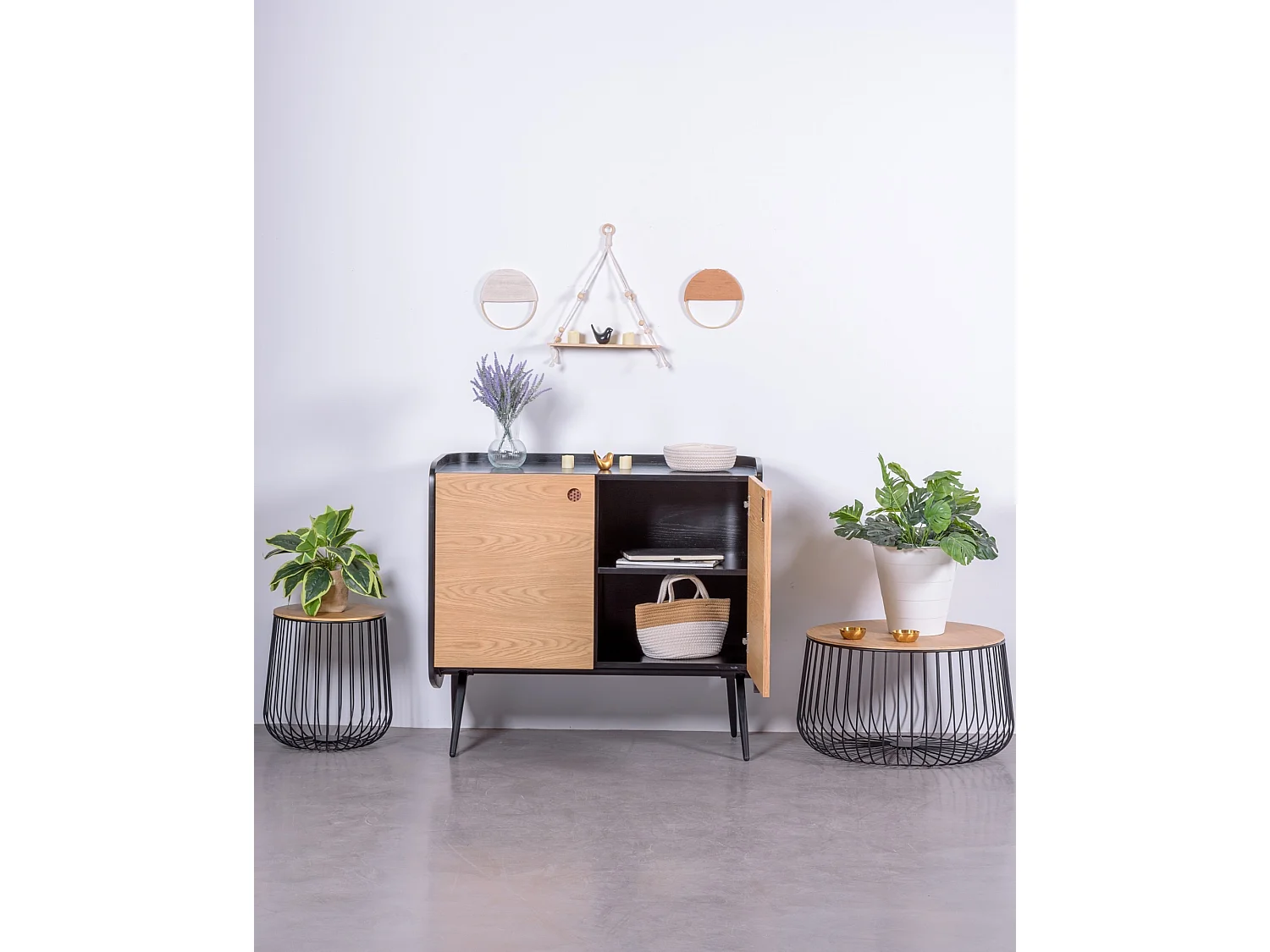 Consolekast van massief eikenhout - Madison - Roble Americano