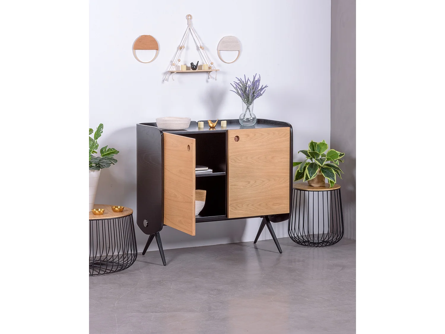 Consolekast van massief eikenhout - Madison - Roble Americano