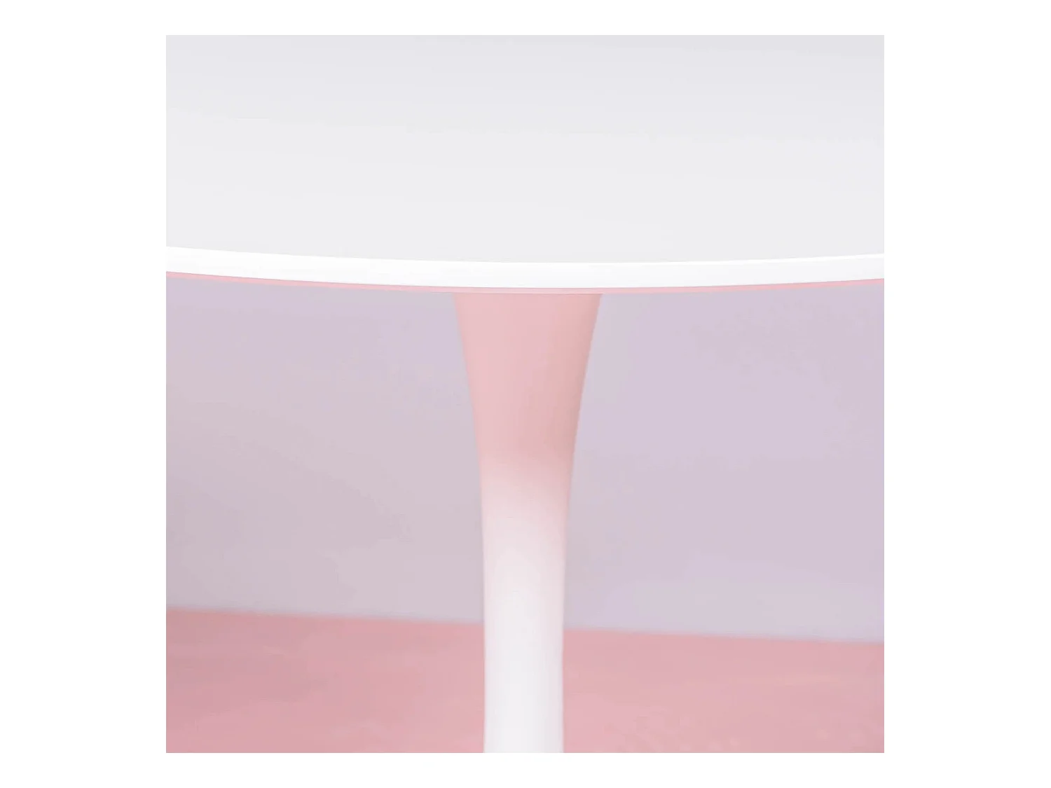 Design ronde eettafel (100cm) - Stratus - Wit