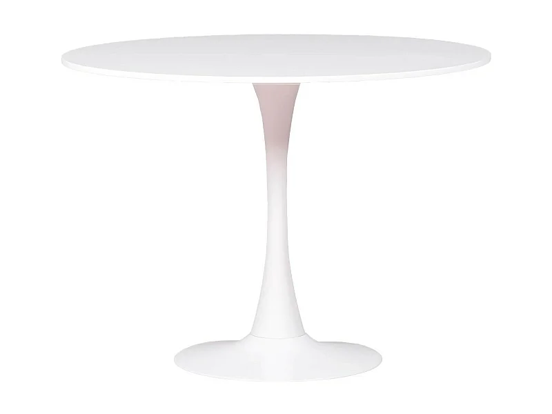 Design ronde eettafel (100cm) - Stratus - Wit