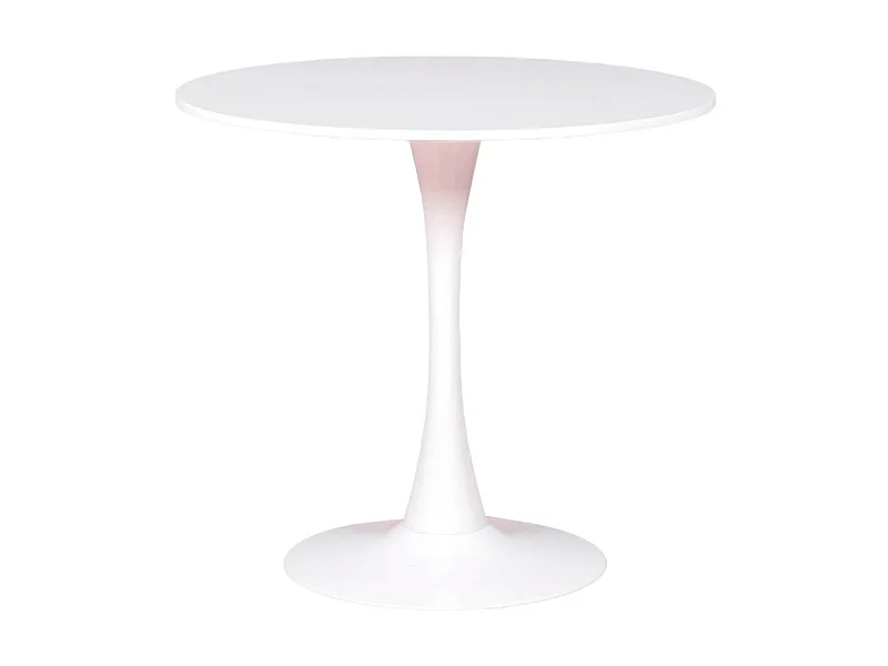 Design ronde eettafel (90cm) - Stratus - Wit