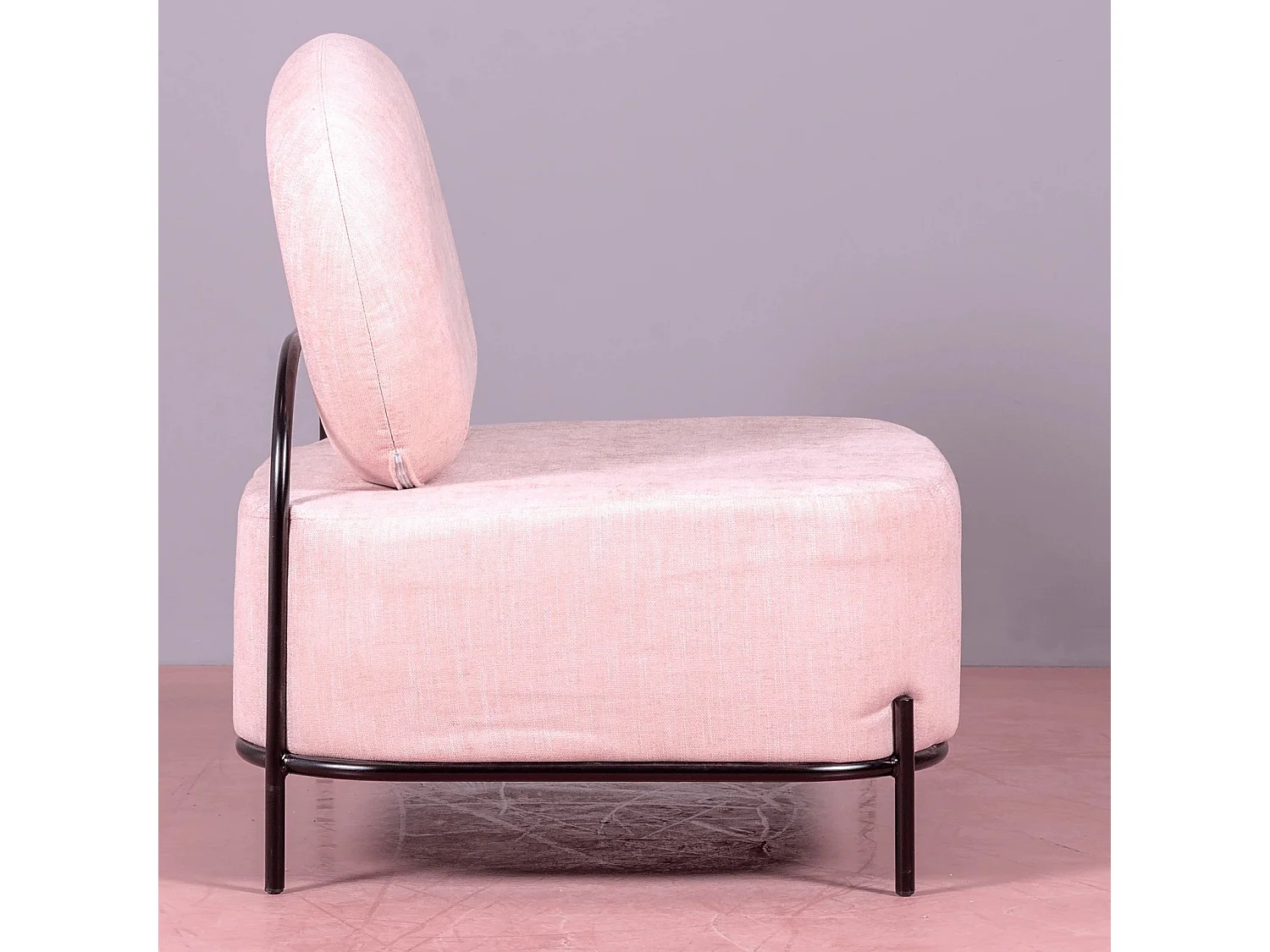 1-zits bank met een minimalistisch design - Clair - Roze