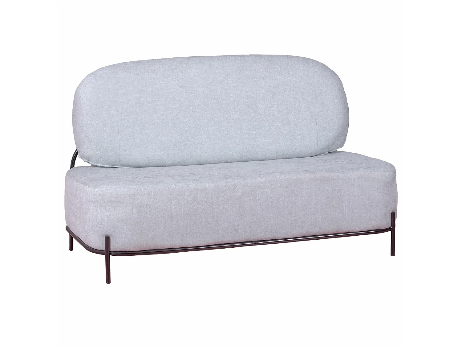 2-zitsbank met een minimalistisch design - Clair - Blauw