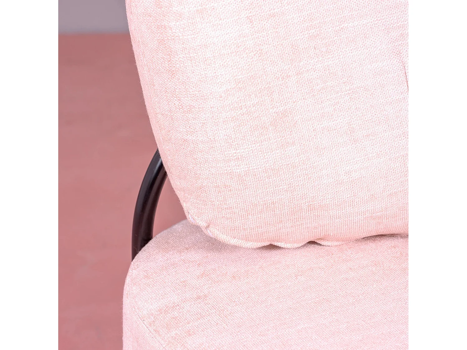 Canapé 2 places au design minimaliste Clair - Rose