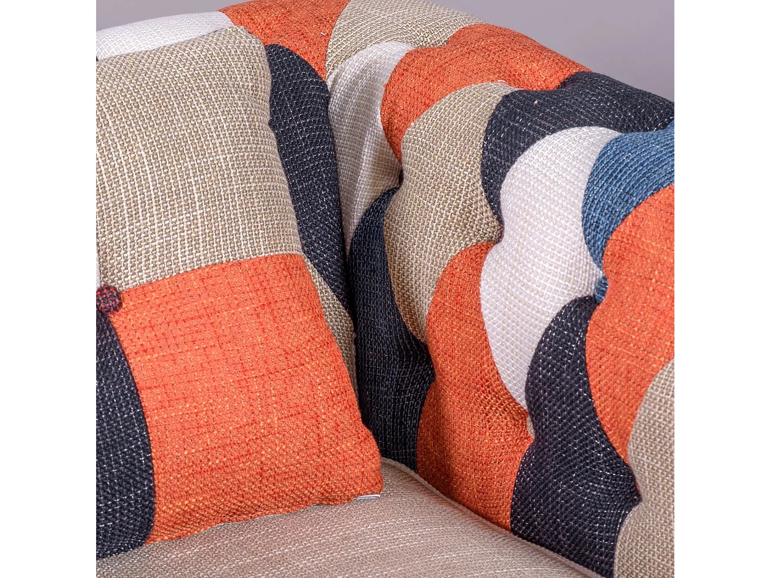 1-zitsbank bekleed met patchwork - Chesterfield - Lapwerk