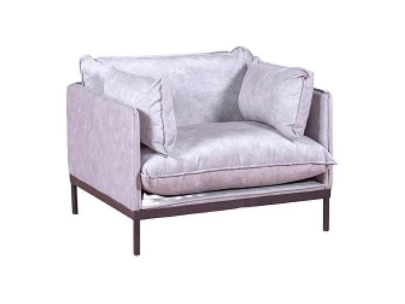 1-Sitzer-Sofa mit Polyesterbezug - Skyline - Grau