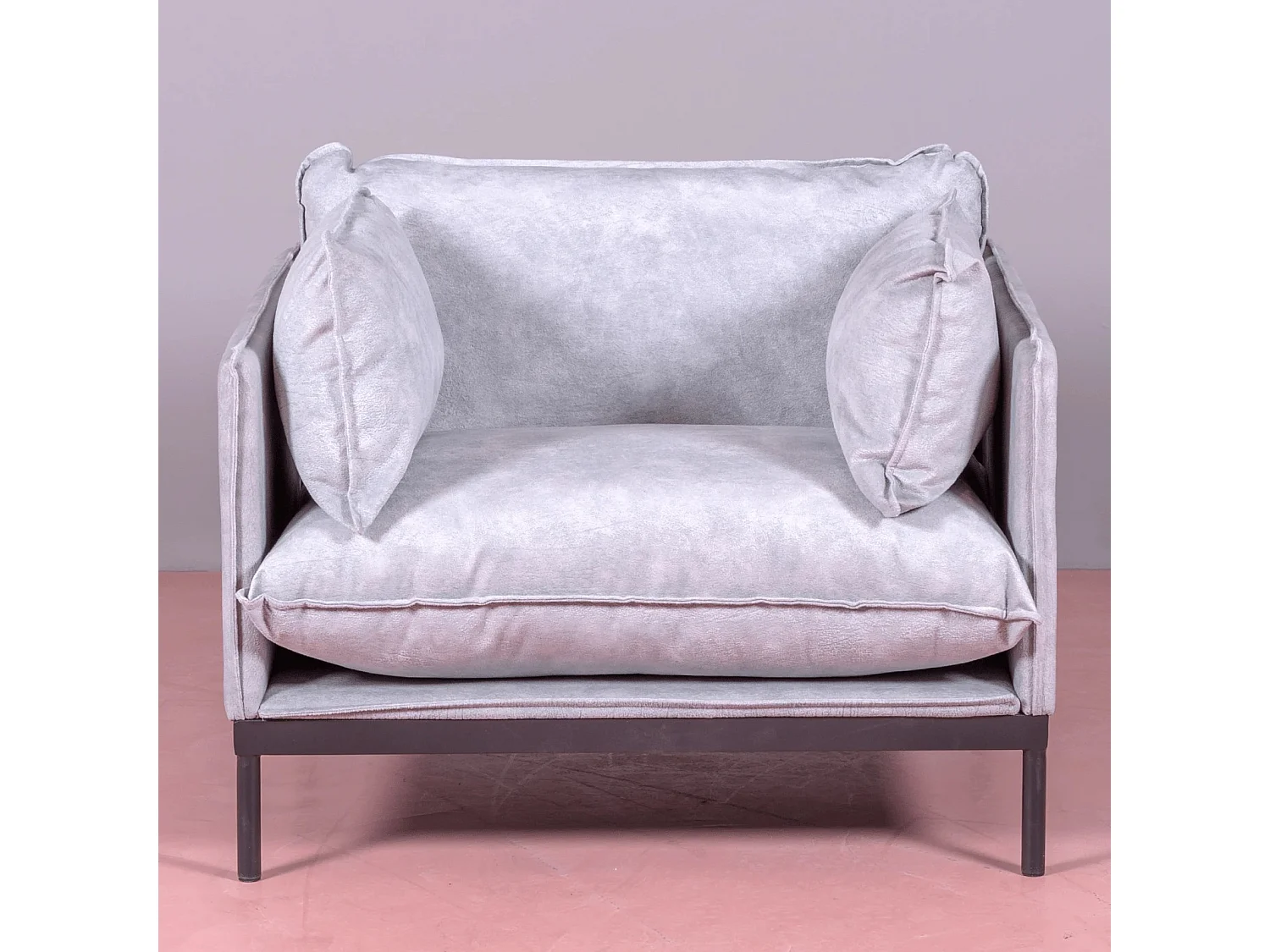 1-Sitzer-Sofa mit Polyesterbezug - Skyline - Grau