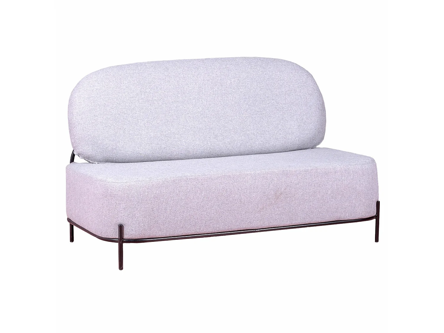 2-zitsbank met een minimalistisch design - Clair - Grijs