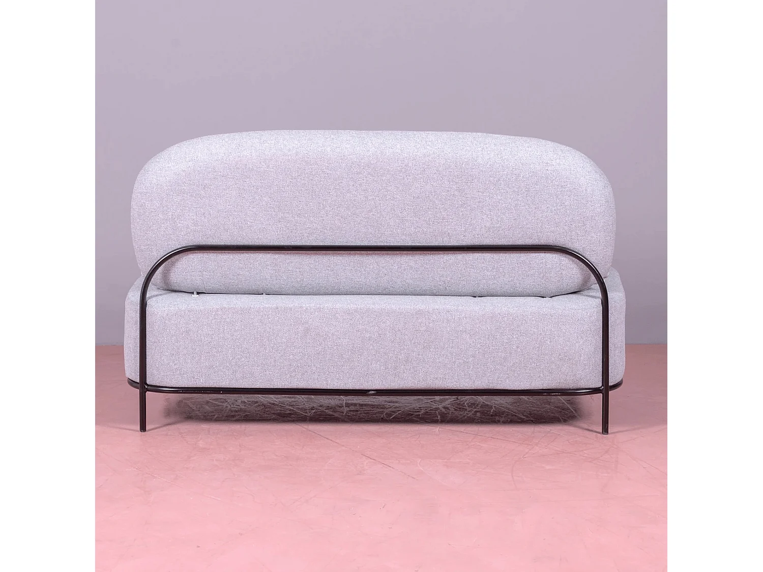 2-zitsbank met een minimalistisch design - Clair - Grijs