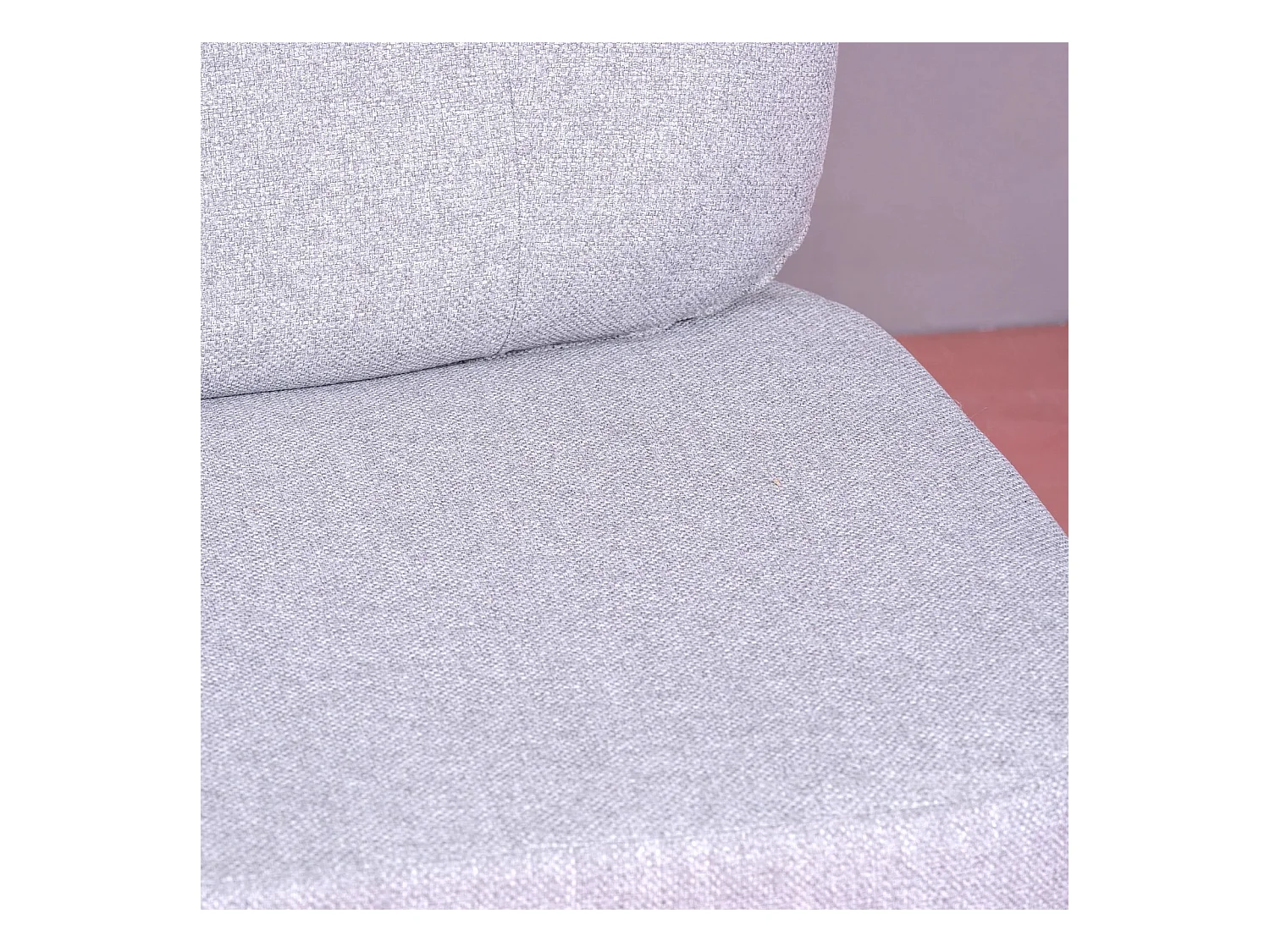 Canapé 2 places au design minimaliste Clair - Gris