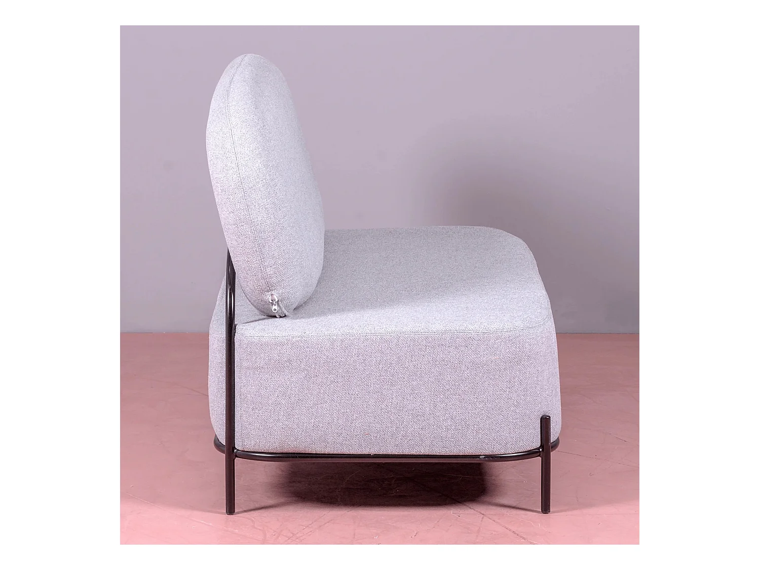 Canapé 2 places au design minimaliste Clair - Gris