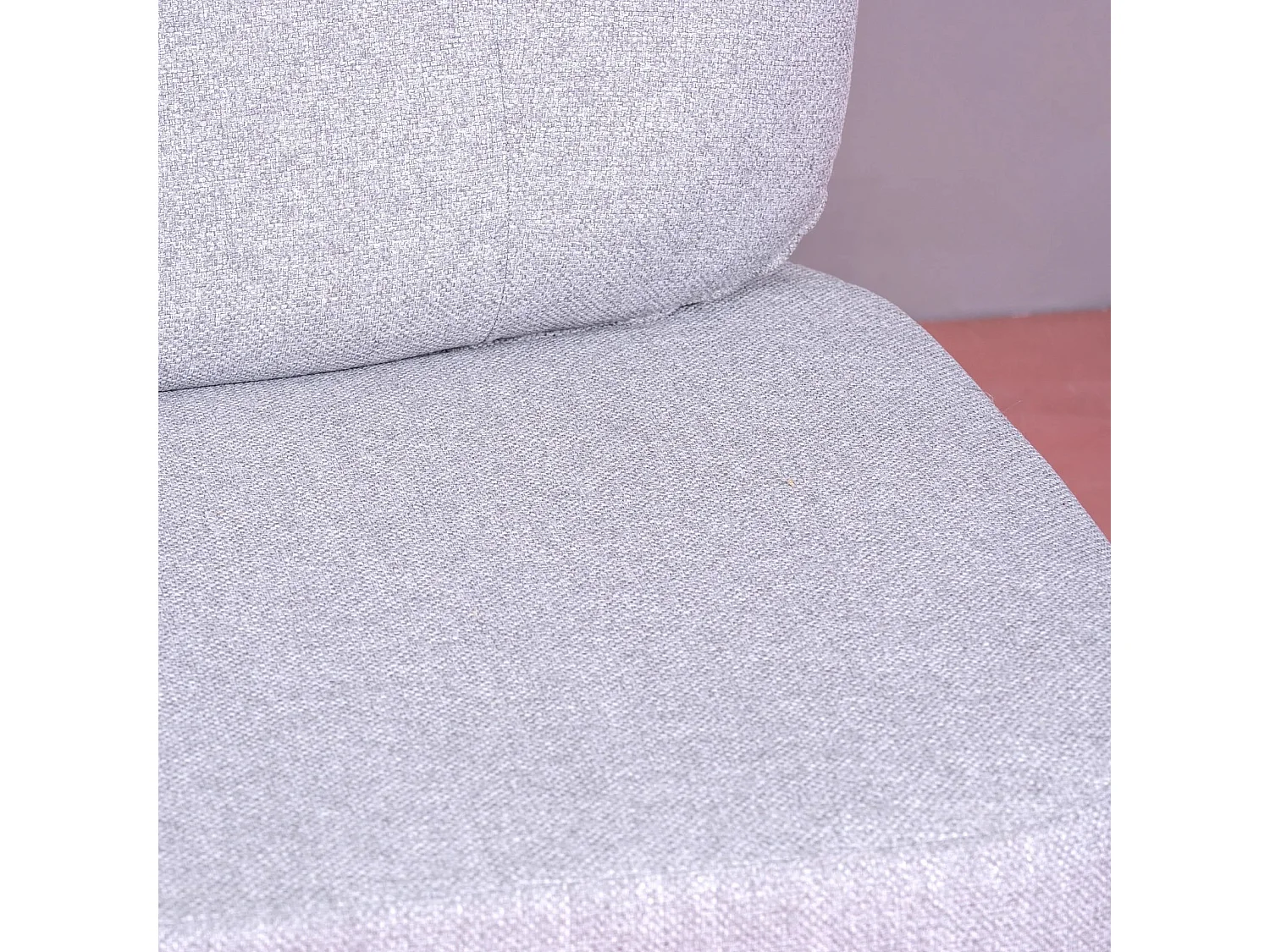 Canapé 2 places au design minimaliste Clair - Gris