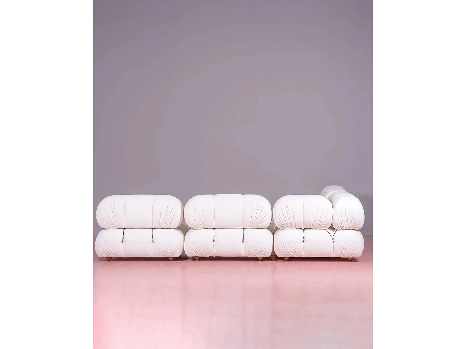 4-delige "L"-vormige modulaire bank - Laurel - Wit