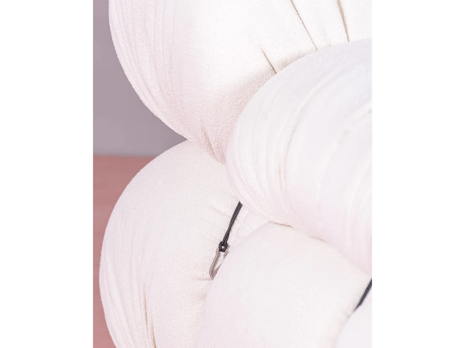 5-delige modulaire bank met 'U'-vormige chaise longue - Laurel - Wit