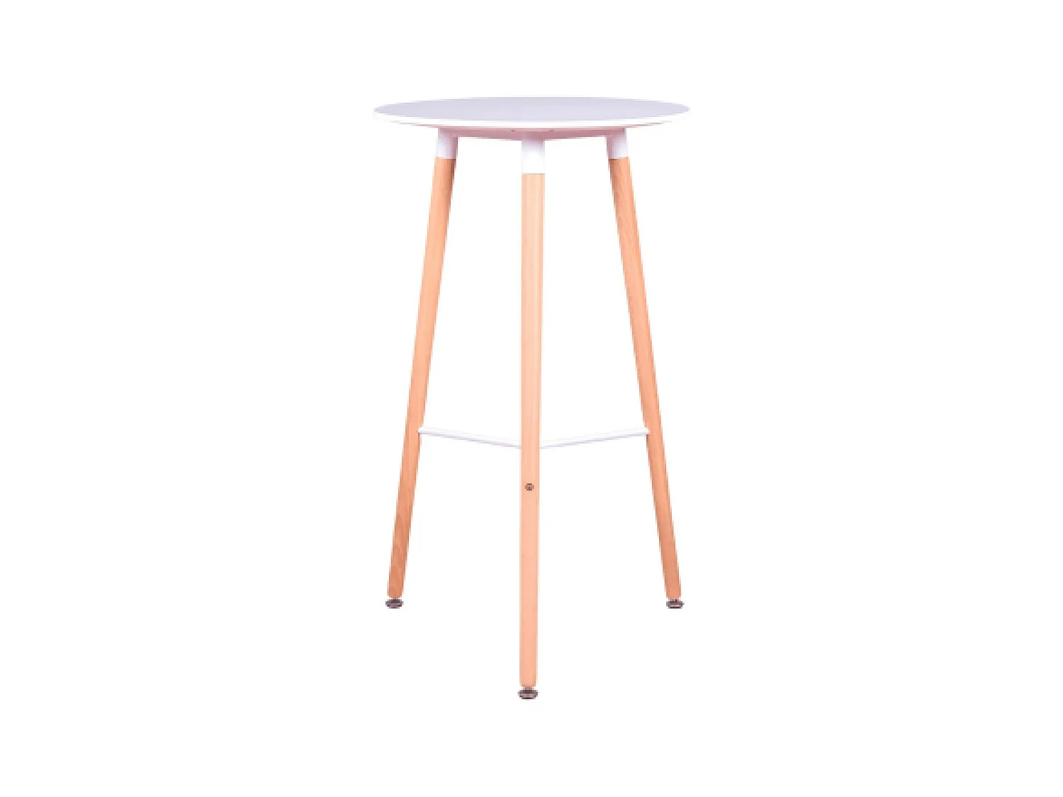 Table haute de style Nordic (102cm) - Palermo - Blanc
