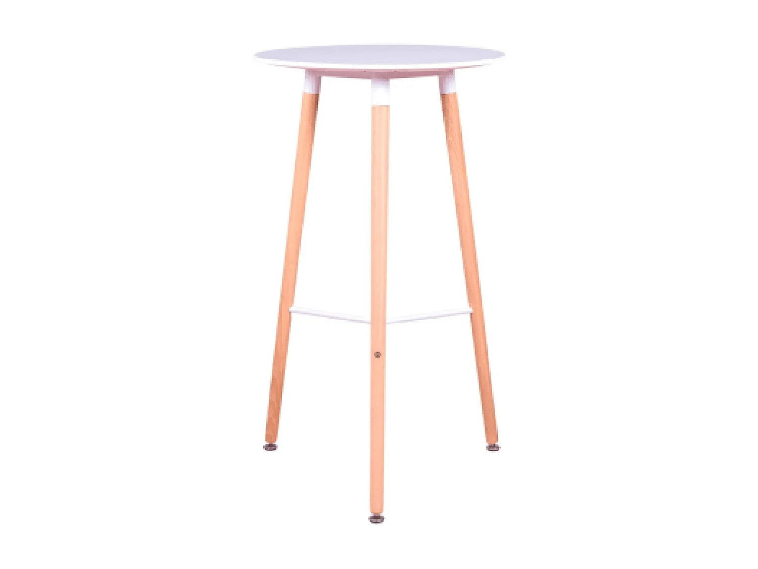 Table haute de style Nordic (102cm) - Palermo - Blanc