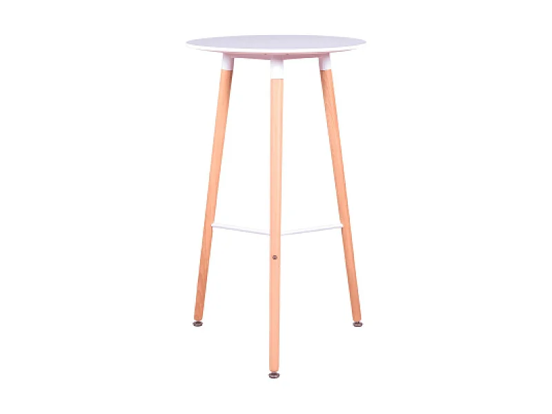 Table haute de style Nordic (102cm) - Palermo - Blanc
