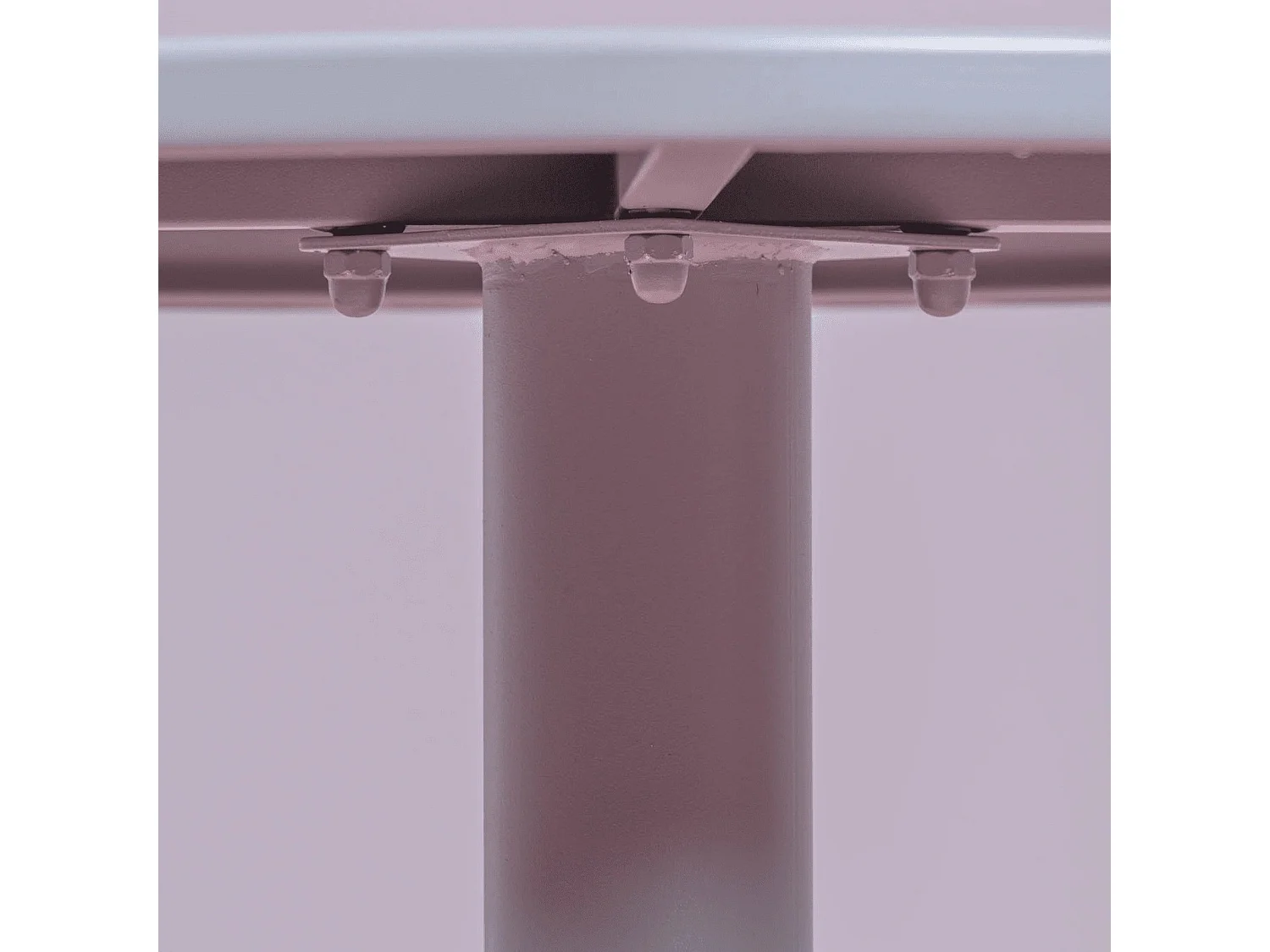 Tavolo alto industriale in acciaio alto 76 cm - Brandon - Grigio