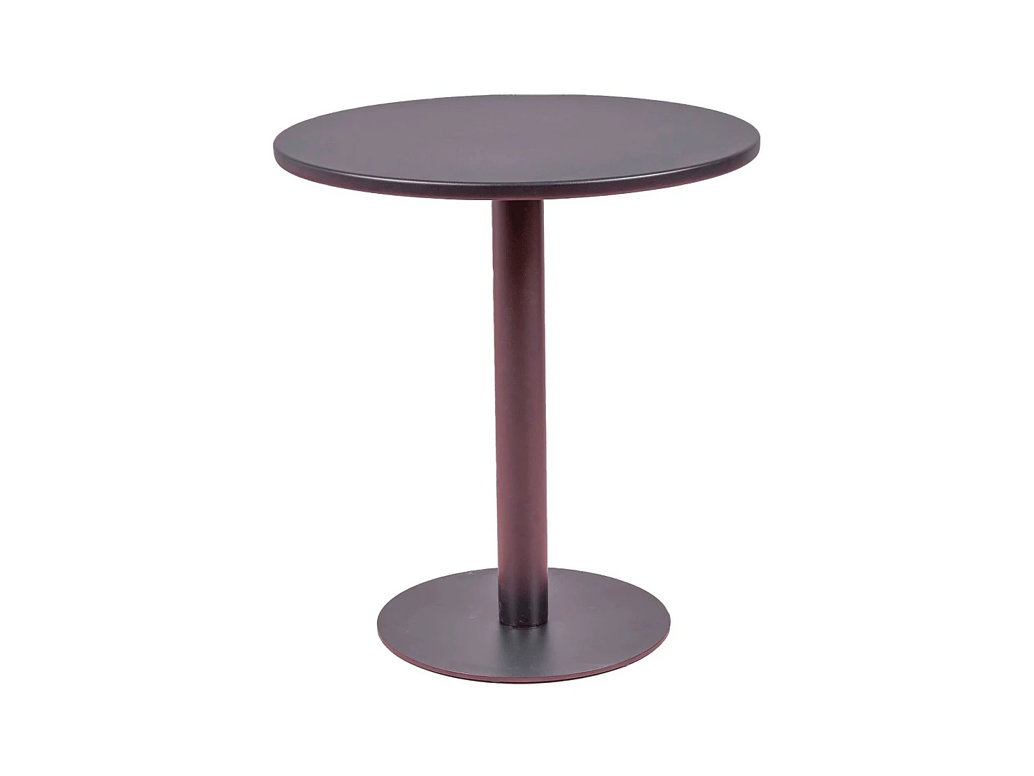 Table haute industrielle en acier 76cm de haut - Brandon - Noir