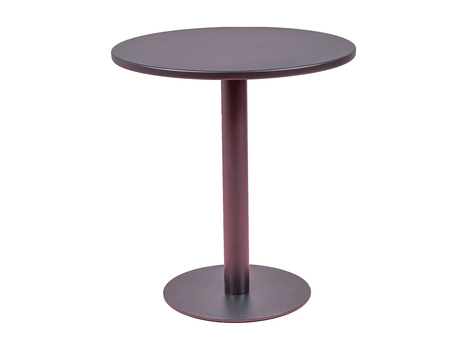 Mesa alta industrial em aço com 76 cm de altura - Brandon - Preto