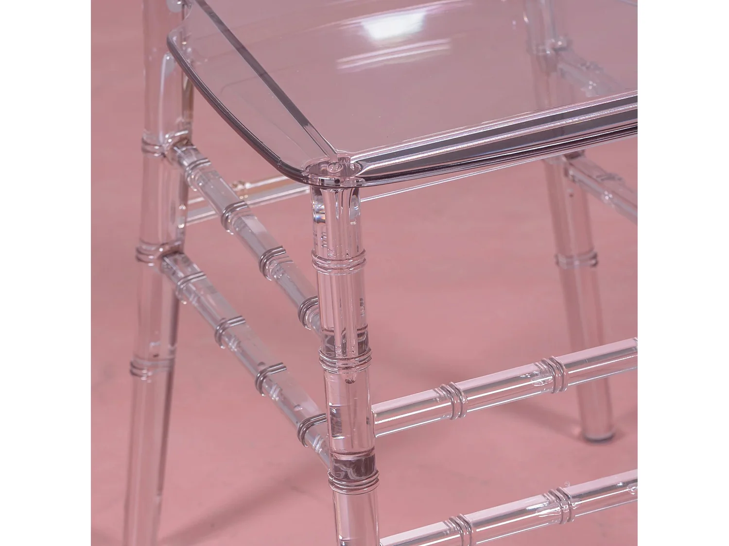 Chaise design en polycarbonate transparent - Ghost - Transparent