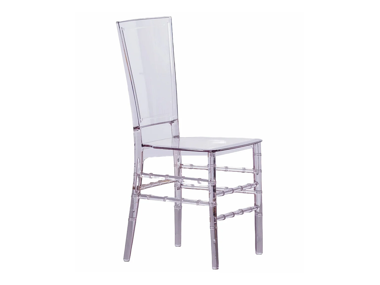 Designstoel in transparant polycarbonaat - Ghost - Transparant