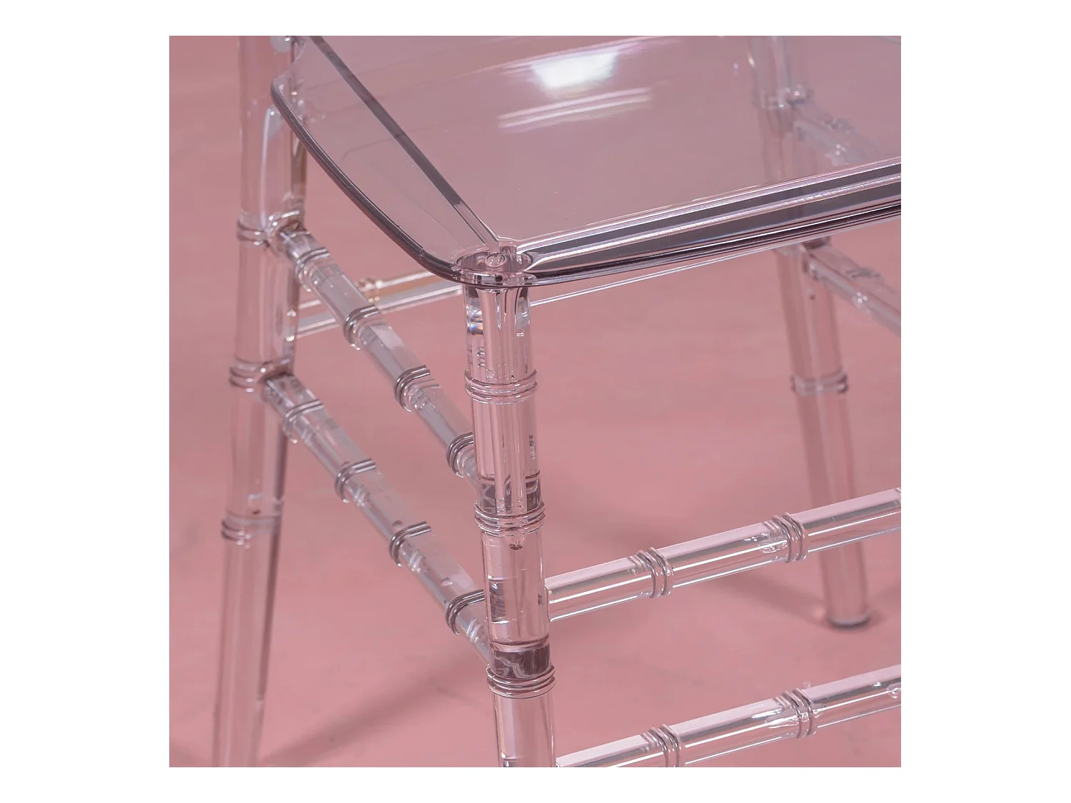 Designstoel in transparant polycarbonaat - Ghost - Transparant