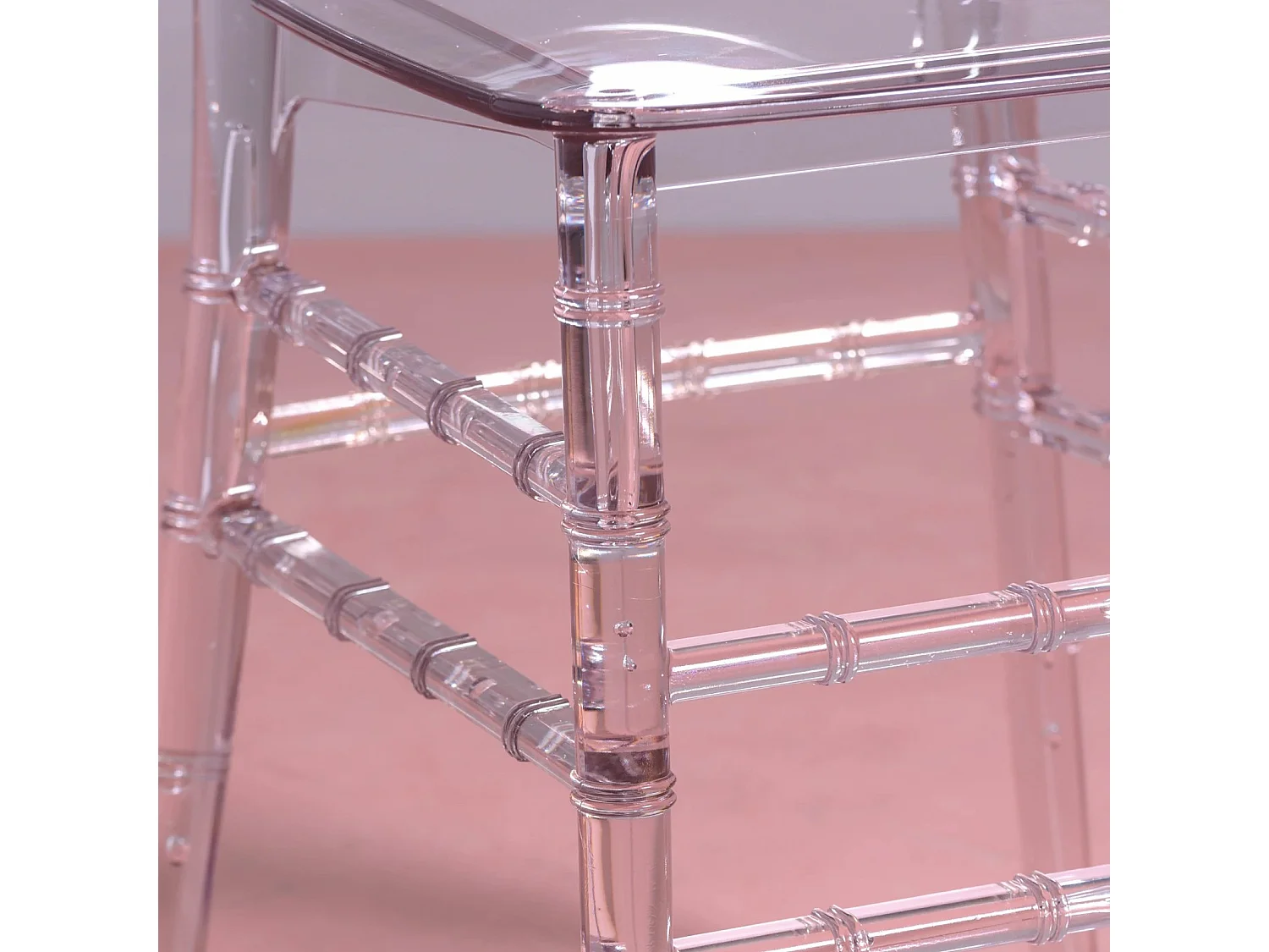 Chaise classique en polycarbonate transparent - Ghost - Transparent