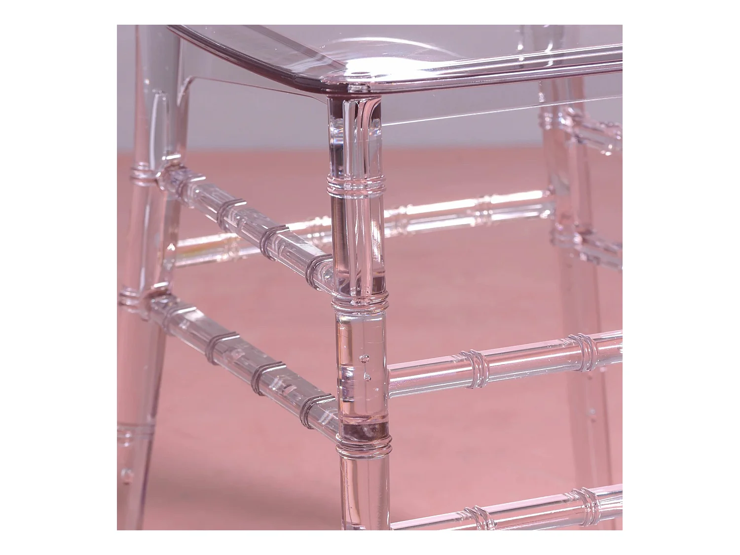 Klassieke stoel in transparant polycarbonaat - Ghost - Transparant