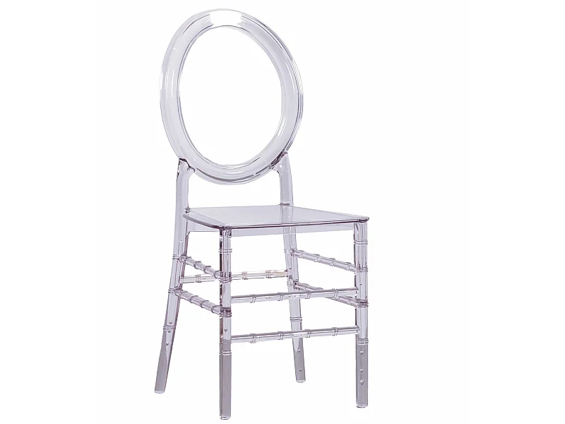 Klassieke stoel in transparant polycarbonaat - Ghost - Transparant