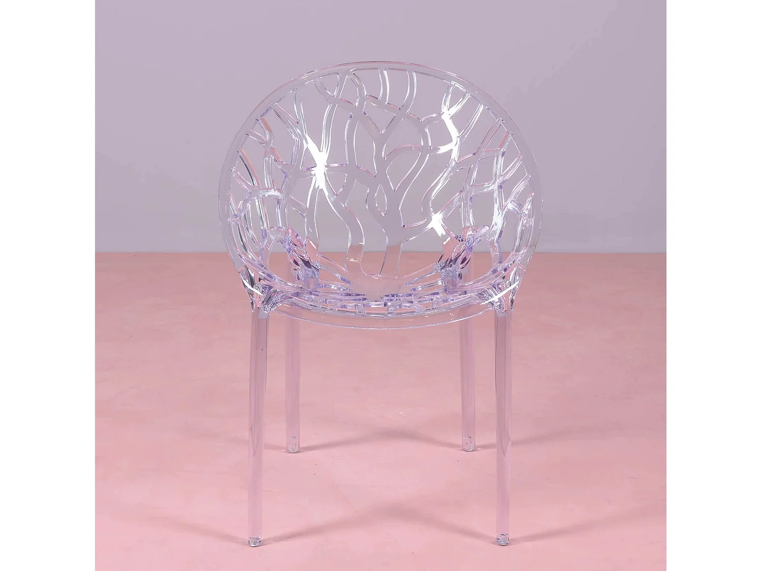 Designstoel van transparant polycarbonaat kunststof geschikt voor buiten - Chrystal - Transparant