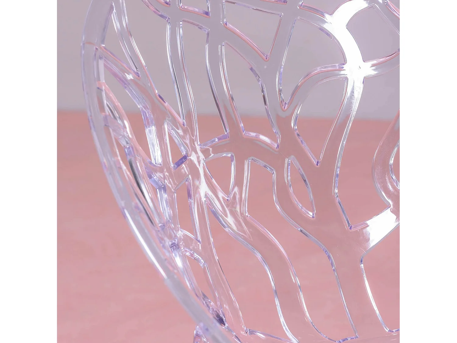 Designstoel van transparant polycarbonaat kunststof geschikt voor buiten - Chrystal - Transparant