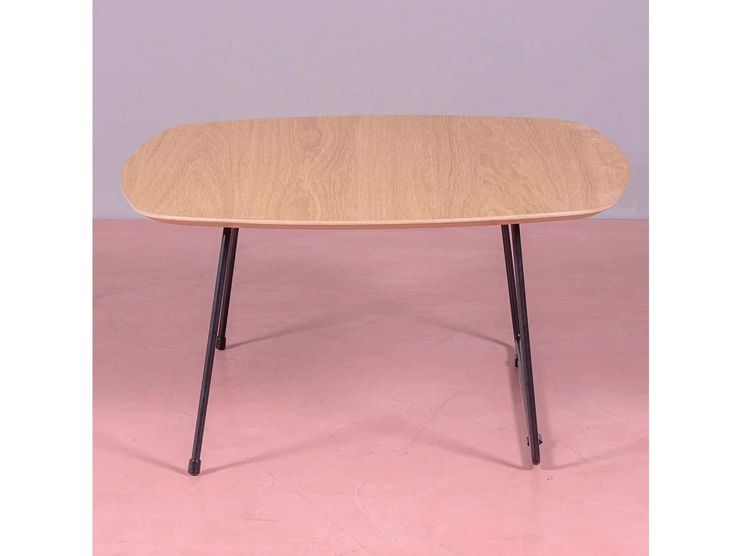 Vierkante salontafel in eikenhout (80x80cm) - Modin - Eik