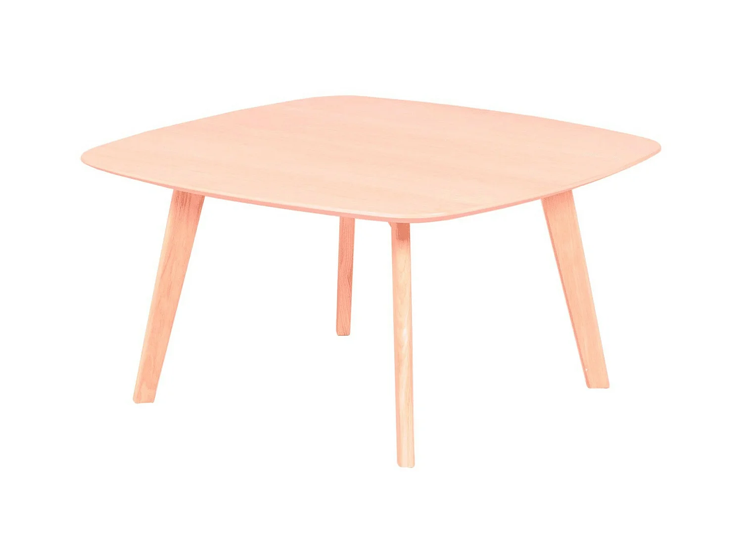 Table d'appoint carrée en bois de chêne (80x80) - Northpole - Chêne