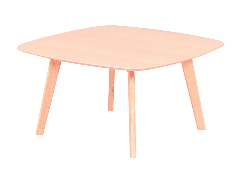 Tavolino quadrato in legno di rovere (80x80) - Northpole - Quercia