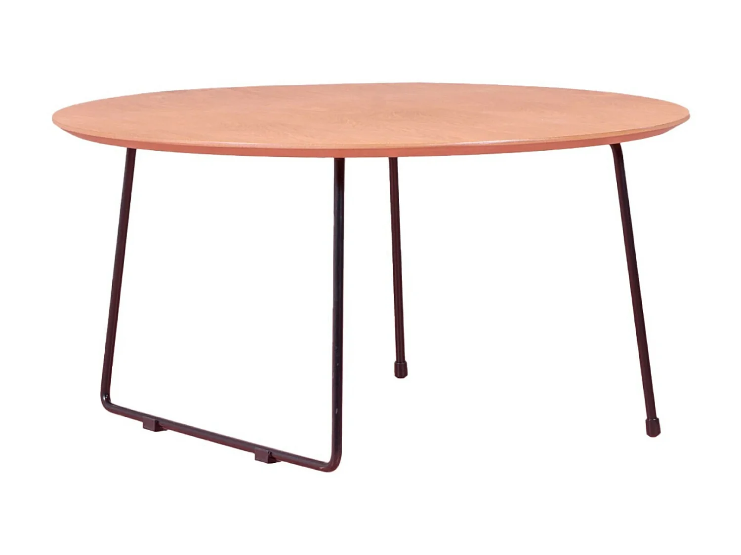 Ronde eikenhouten salontafel (80cm) - Modin - Eik
