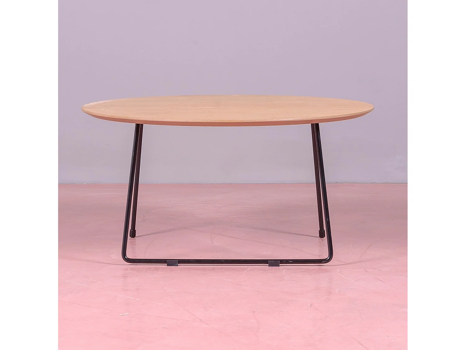 Ronde eikenhouten salontafel (80cm) - Modin - Eik