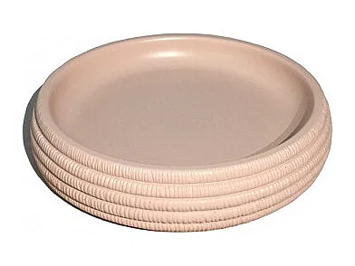 Set 3 accessoires salle de bain rose - SARA