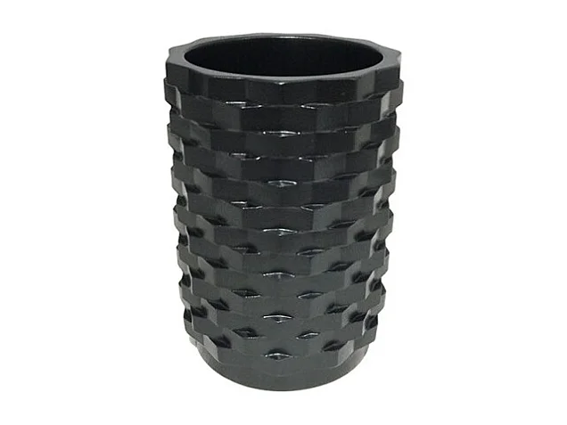 Set 4 accessoires salle de bain noir - WENDY