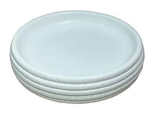 Set 3 accessoires salle de bain blanc - LANA