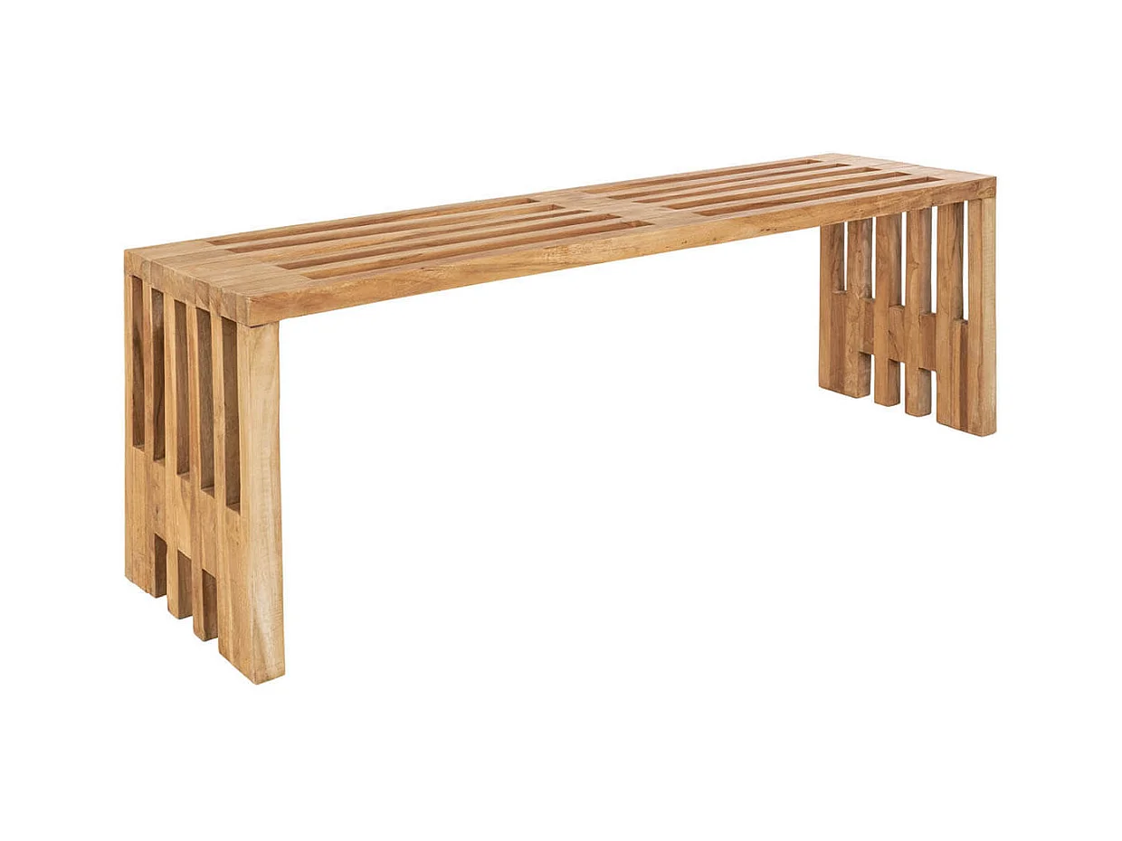 ORCHETA - Banc 140cm en Peuplier Massif Naturel