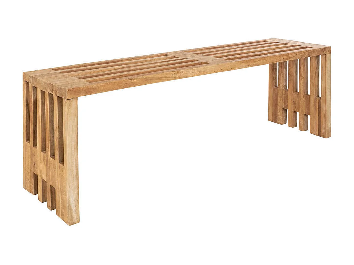 ORCHETA - Banc 140cm en Peuplier Massif Naturel
