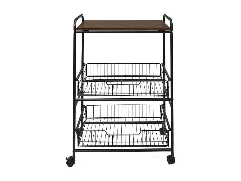 IVAR - Desserte à Roulettes Industrielle Etagère et Tiroirs