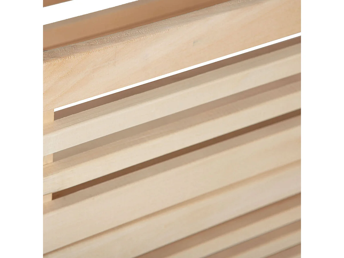 LEGUMES MAXI - Lot 3 Cageots Empilables Pin Massif sur Roulettes